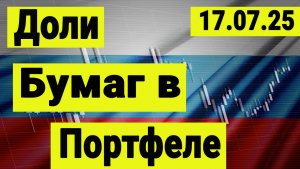 Как определять доли бумаг в портфеле. Мой портфель. Инвестиции профессиональных трейдеров.