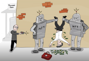 Фондовые рынки. Роботы покупают на всё, люди уходят в облигации.