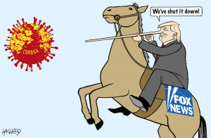 СМИ: Трамп недоволен падением биржевых индексов из-за коронавируса