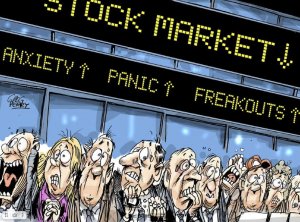 Пока паники в США не было, дно ещё впереди. Нефть. Рубль. Доллар Евро Юань Портфель (Евро) облигации