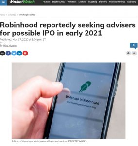 IPO Robinhood
